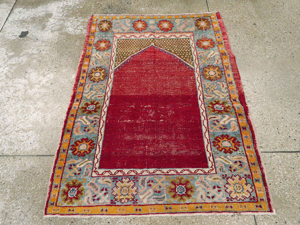 Antique Oushak Rug, No.21414 - Galerie Shabab