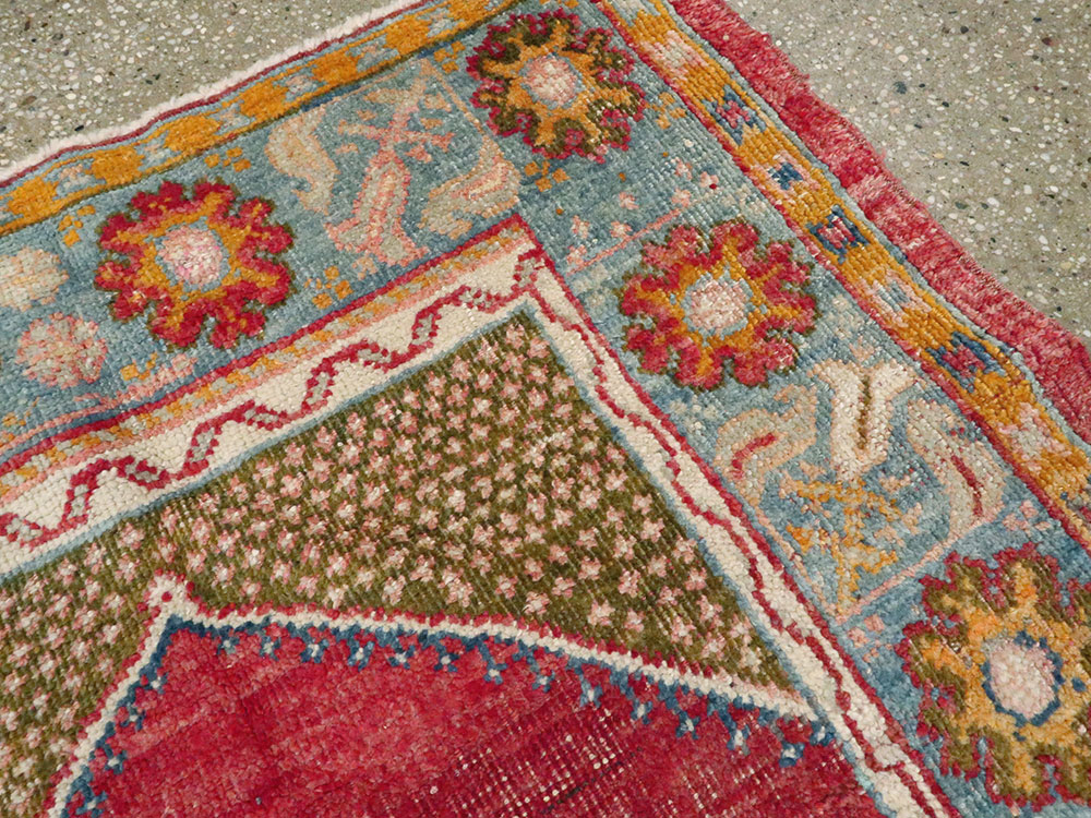 Antique Oushak Rug, No.21414 - Galerie Shabab