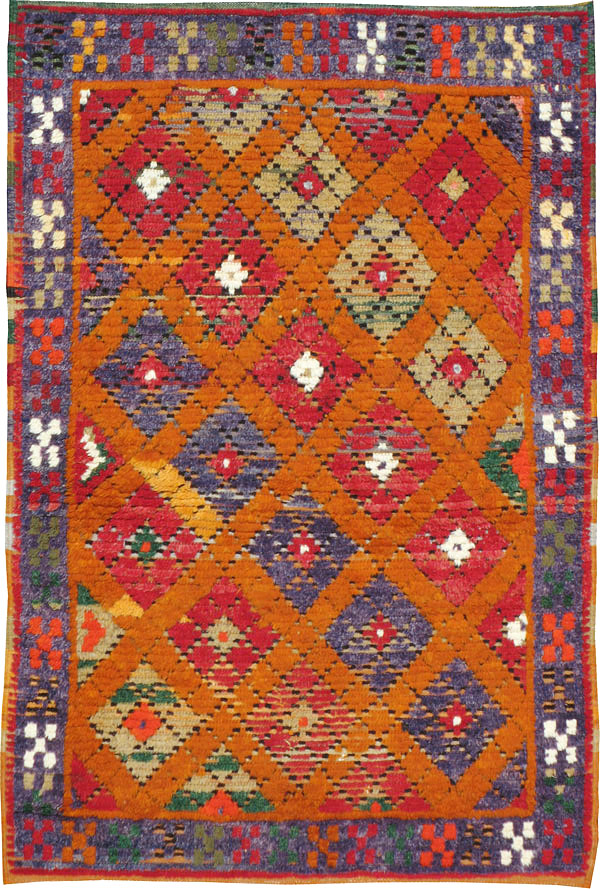 Vintage Turkish Tulu Rug, No.21417 - Galerie Shabab