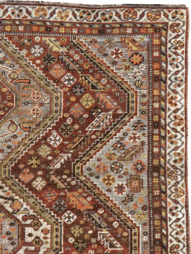 Antique Afshar Rug, No.21420 - Galerie Shabab