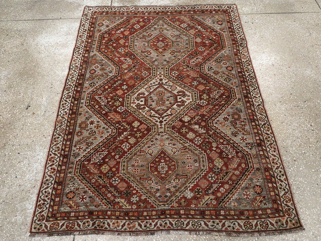 Antique Afshar Rug, No.21420 - Galerie Shabab