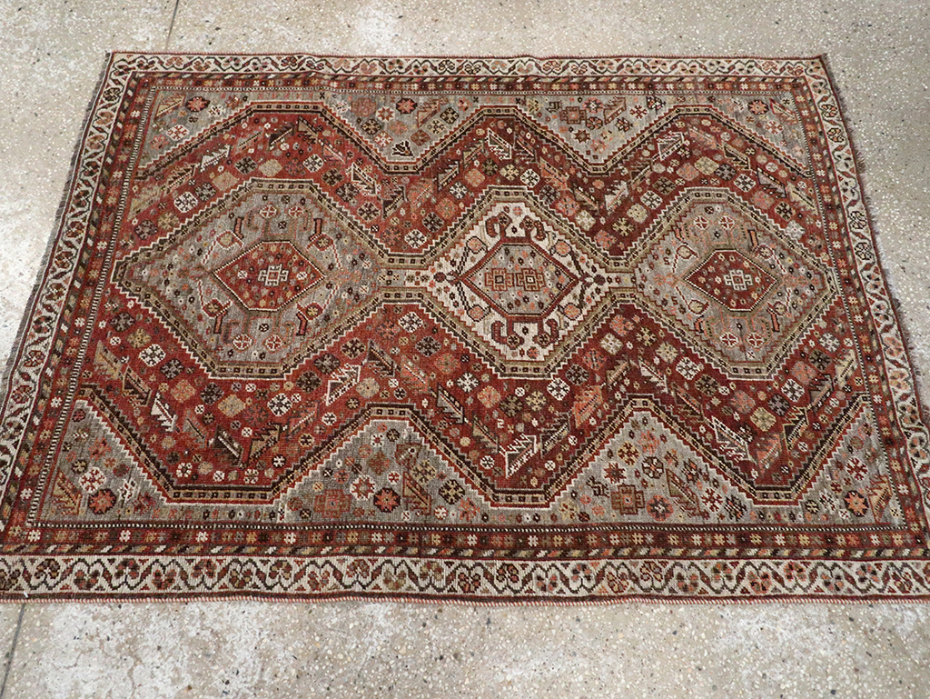 Antique Afshar Rug, No.21420 - Galerie Shabab