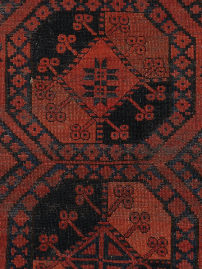 Antique Beshir Distressed Carpet, No.21426 - Galerie Shabab