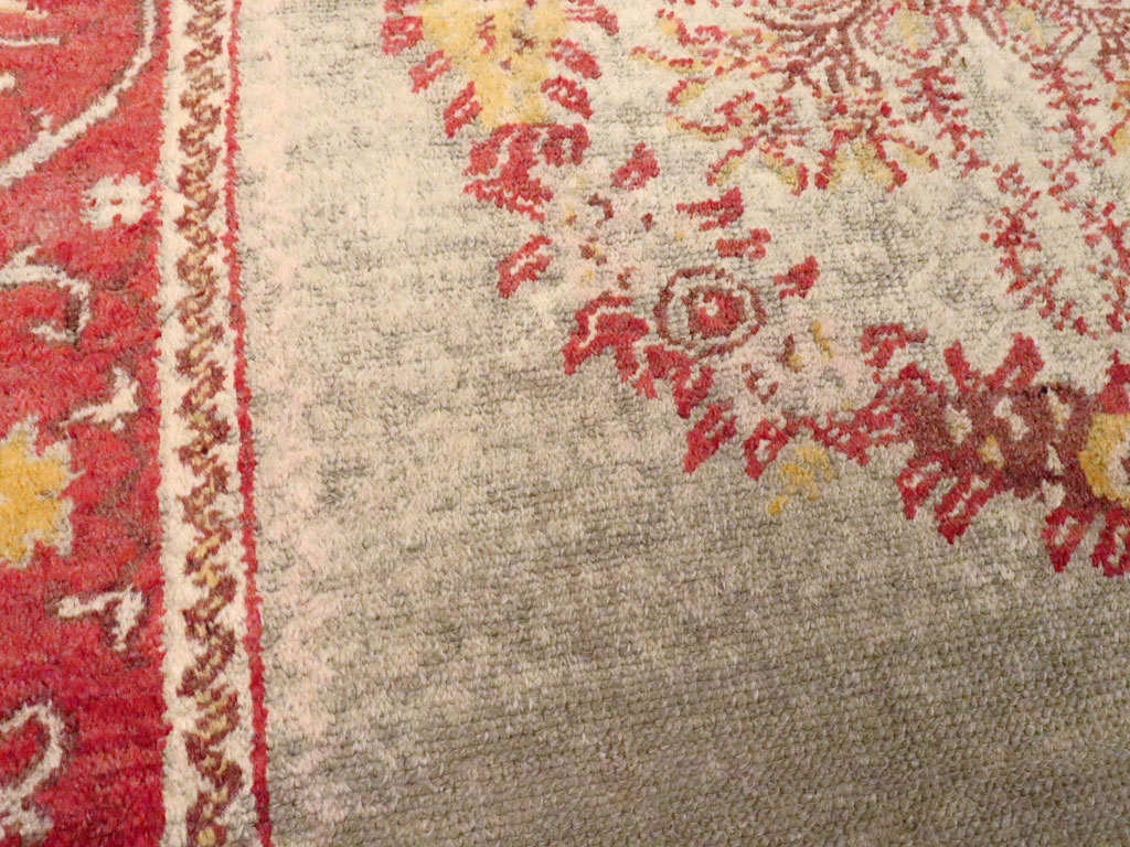 Antique Turkish Oushak Rug, No.21429 - Galerie Shabab