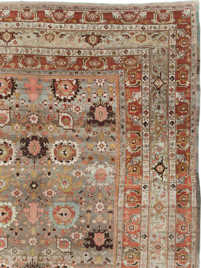 Antique Persian Bidjar Carpet, No.21437 - Galerie Shabab