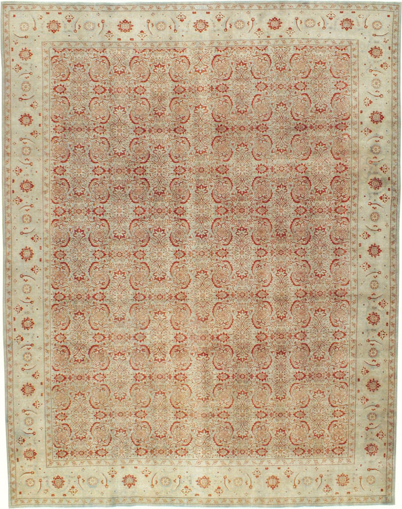 Antique Tabriz Carpet, No.21441 - Galerie Shabab