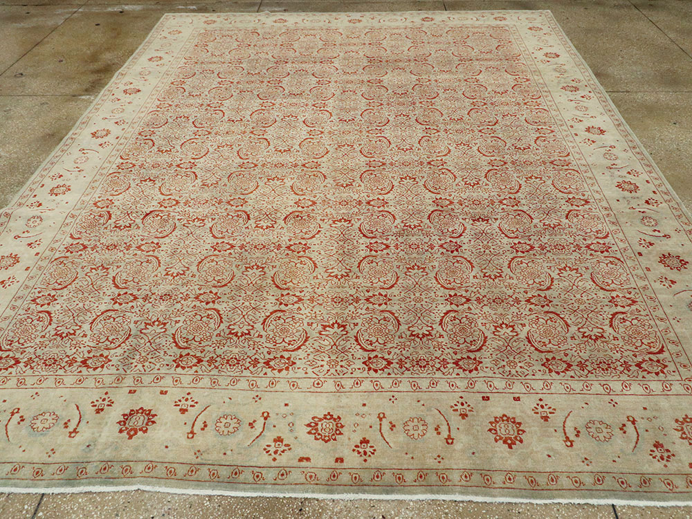 Antique Tabriz Carpet, No.21441 - Galerie Shabab