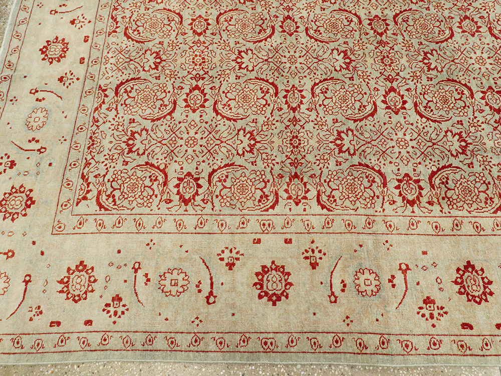 Antique Tabriz Carpet, No.21441 - Galerie Shabab