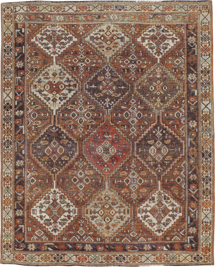 Antique Afshar Rug, No.21443 - Galerie Shabab