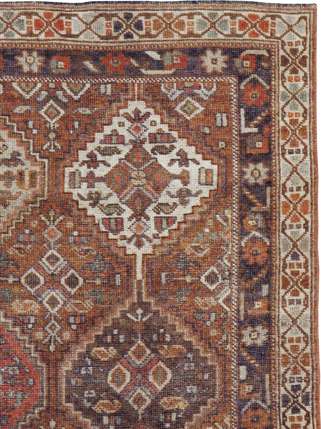 Antique Afshar Rug, No.21443 - Galerie Shabab