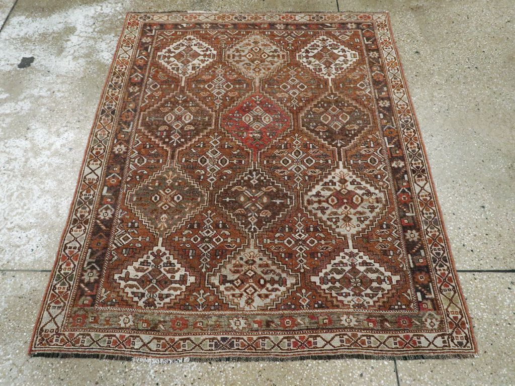 Antique Afshar Rug, No.21443 - Galerie Shabab
