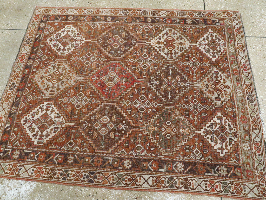 Antique Afshar Rug, No.21443 - Galerie Shabab