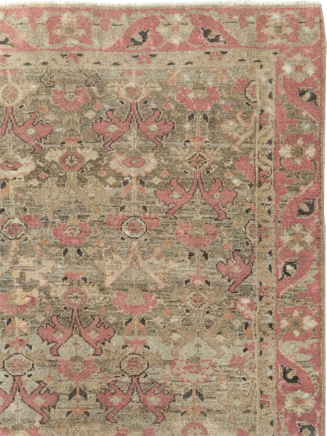 Antique Persian Malayer Throw Rug, No.21448 - Galerie Shabab