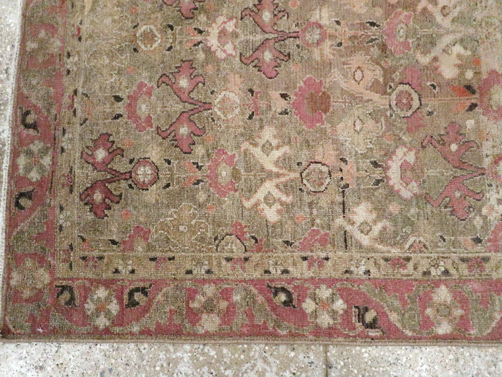 Antique Persian Malayer Throw Rug, No.21448 - Galerie Shabab