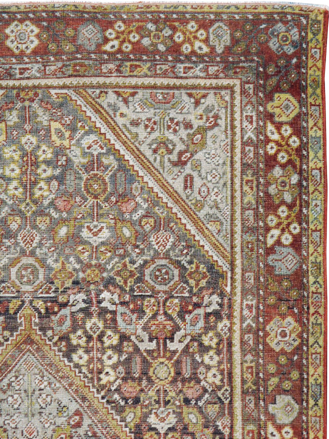 Antique Mahal Rug, No.21450 - Galerie Shabab
