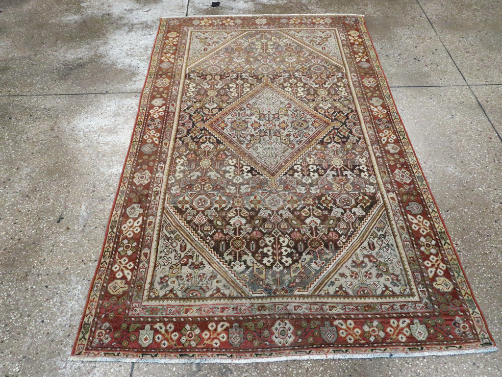 Antique Mahal Rug, No.21450 - Galerie Shabab