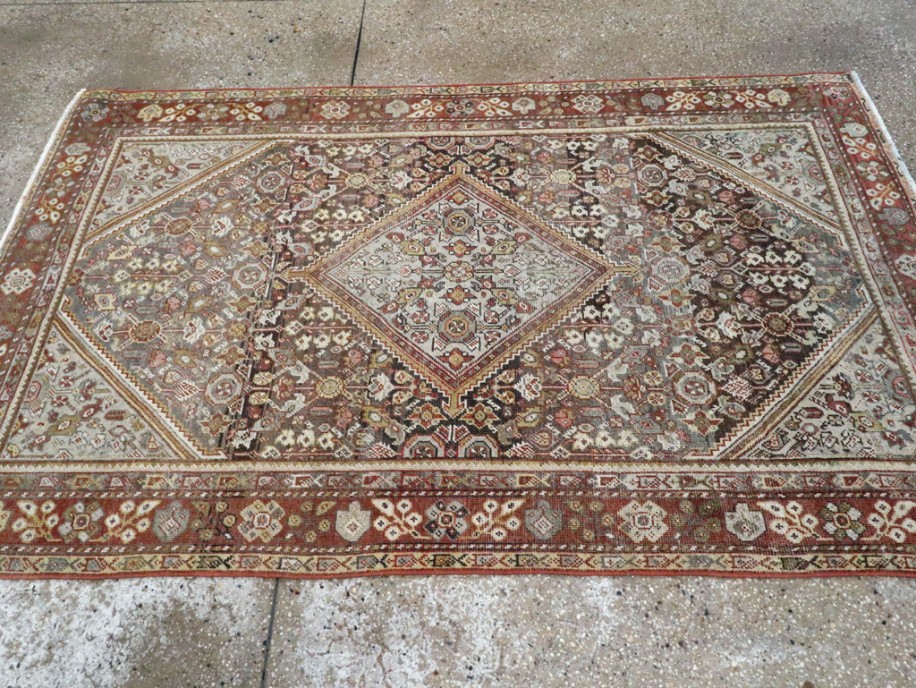 Antique Mahal Rug, No.21450 - Galerie Shabab