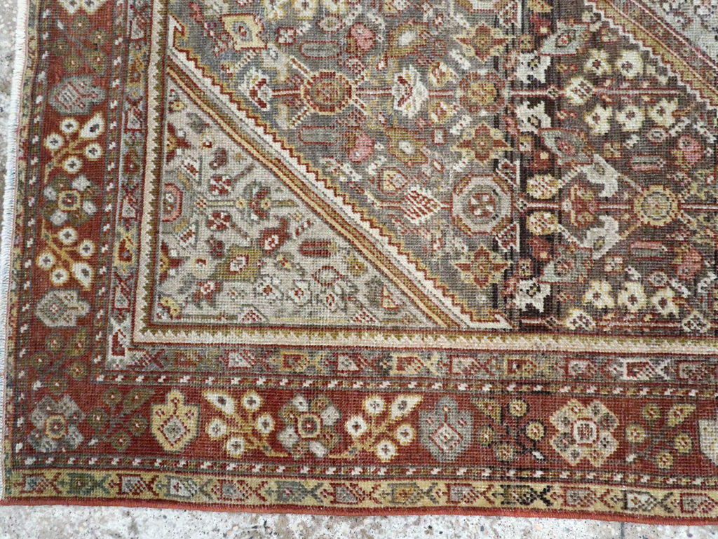 Antique Mahal Rug, No.21450 - Galerie Shabab