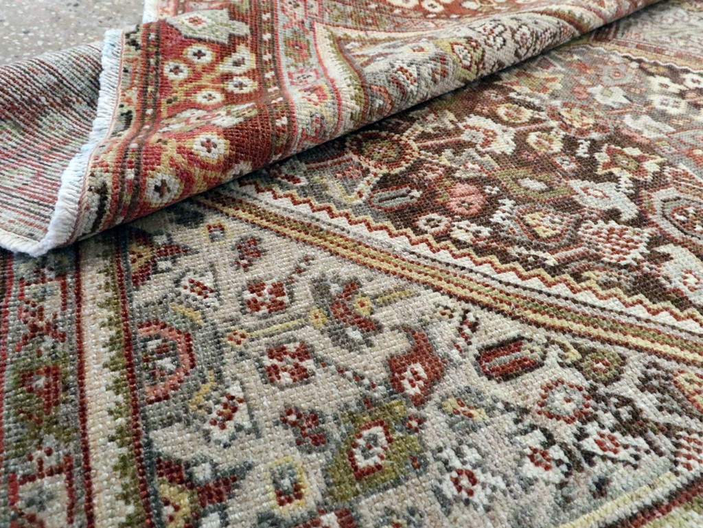 Antique Mahal Rug, No.21450 - Galerie Shabab