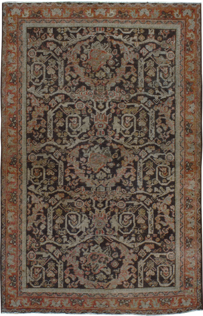 Antique Persian Mahal Rug, No.21460 - Galerie Shabab