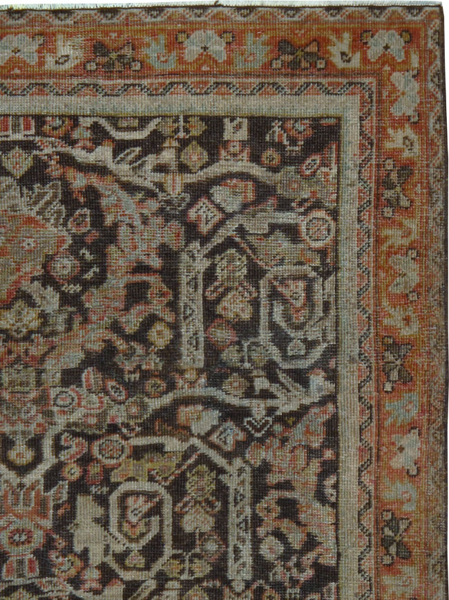 Antique Persian Mahal Rug, No.21460 - Galerie Shabab