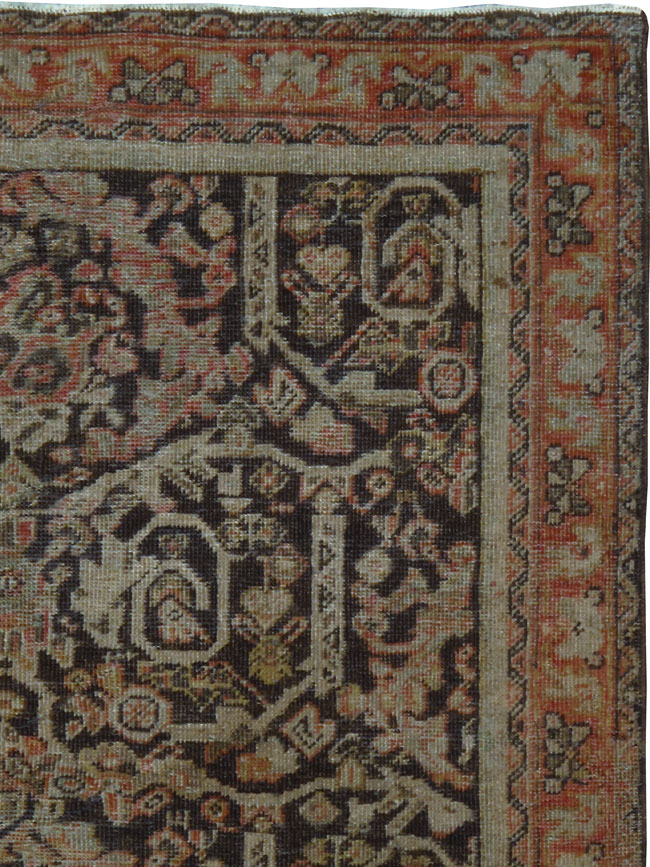 Antique Persian Mahal Rug, No.21460 - Galerie Shabab