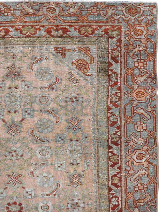 Antique Persian Malayer Throw Rug, No.21463 - Galerie Shabab