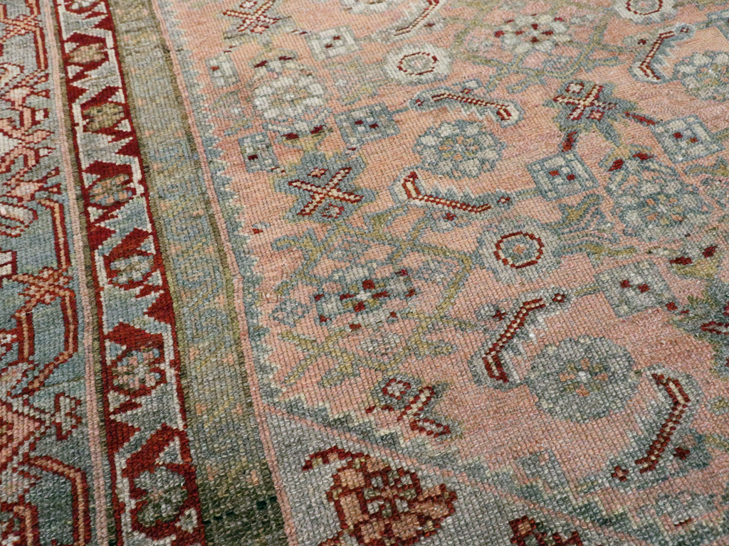 Antique Persian Malayer Throw Rug, No.21463 - Galerie Shabab