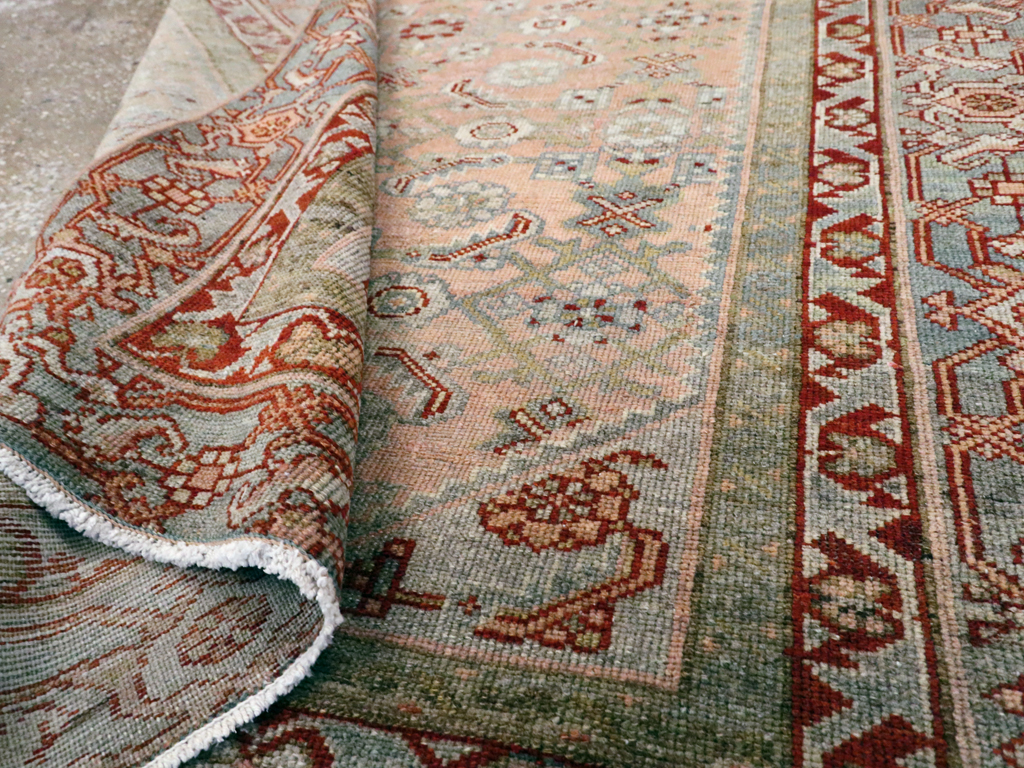 Antique Persian Malayer Throw Rug, No.21463 - Galerie Shabab