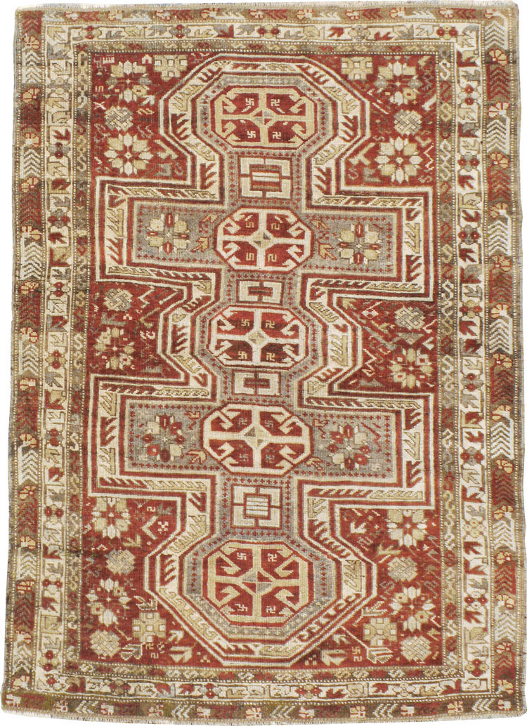 Antique Persian Kurdish Rug, No.21476 - Galerie Shabab