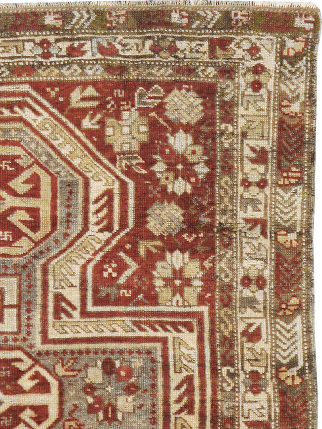Antique Persian Kurdish Rug, No.21476 - Galerie Shabab