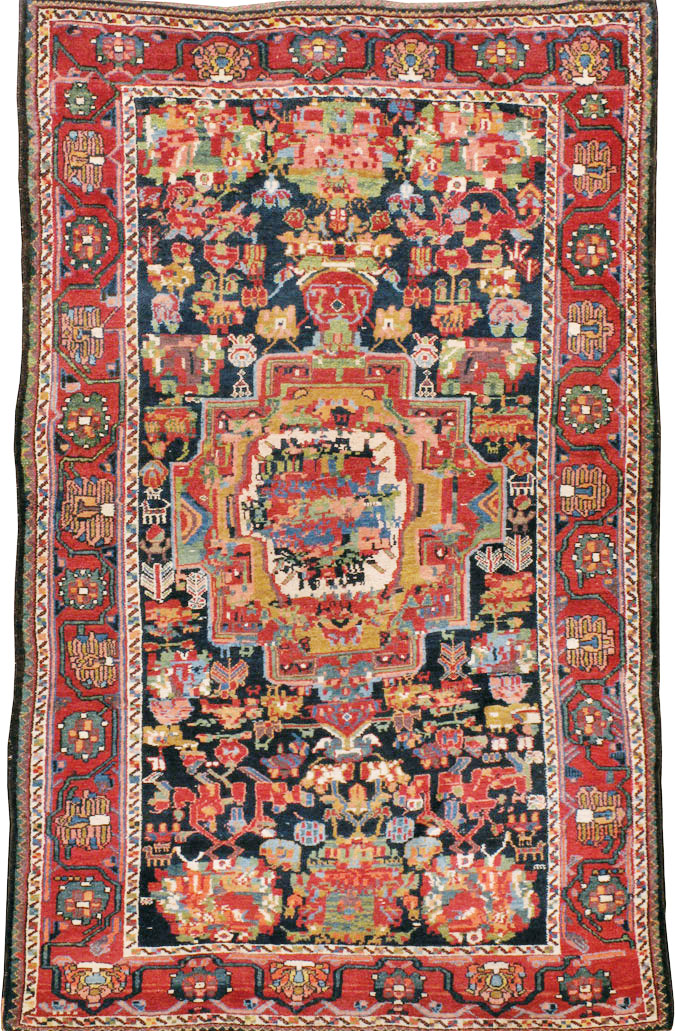 Antique Bakhtiari Rug, No.21477 - Galerie Shabab