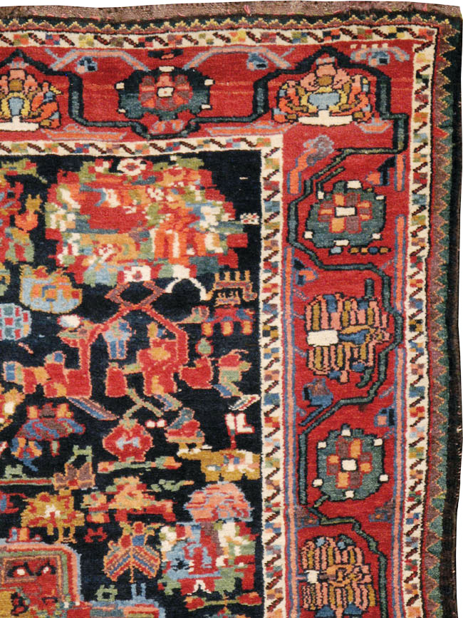 Antique Bakhtiari Rug, No.21477 - Galerie Shabab