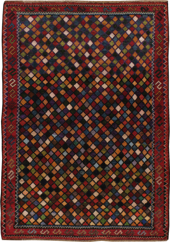 Vintage Gabbeh Rug, No.21478 - Galerie Shabab