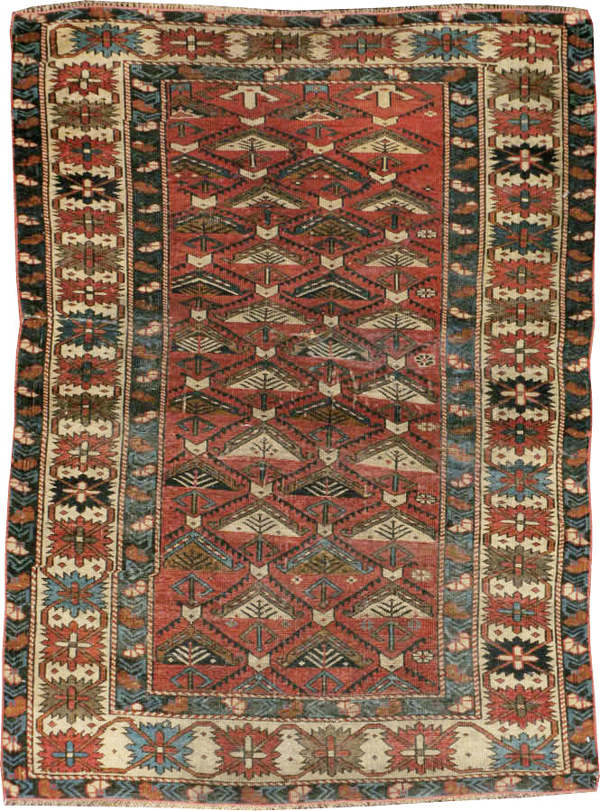 Antique Caucasian Shirvan Rug, No.21480 - Galerie Shabab