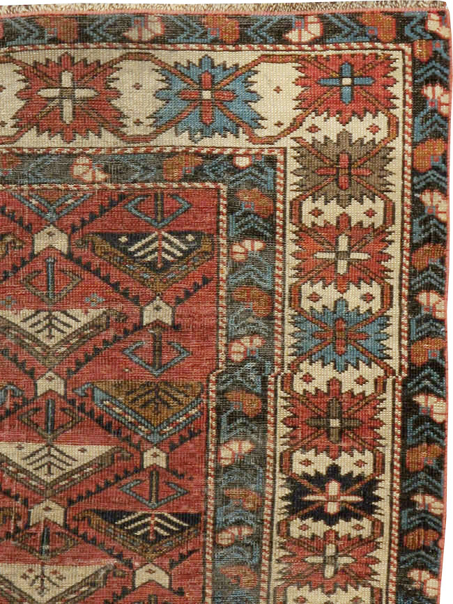Antique Caucasian Shirvan Rug, No.21480 - Galerie Shabab