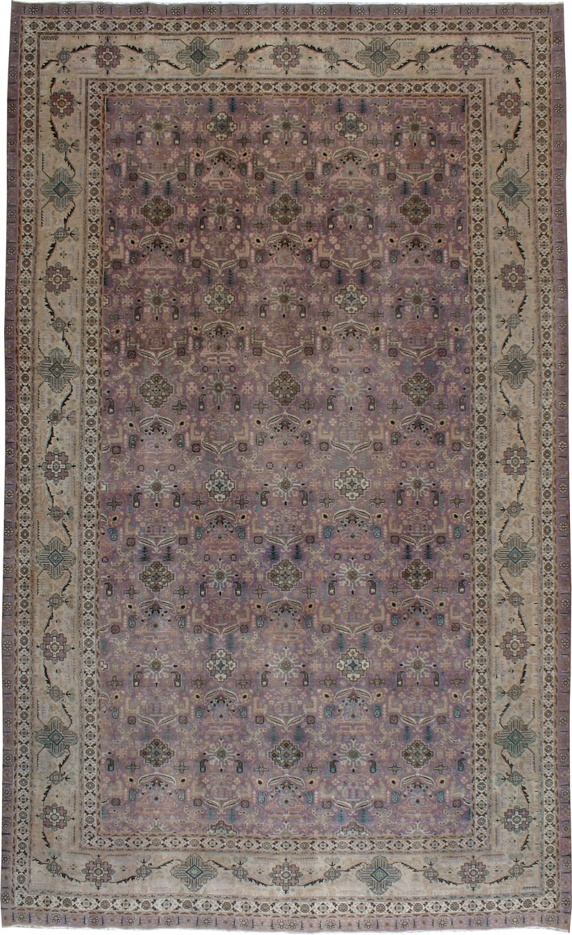 Antique Tabriz Carpet, No.21499 - Galerie Shabab