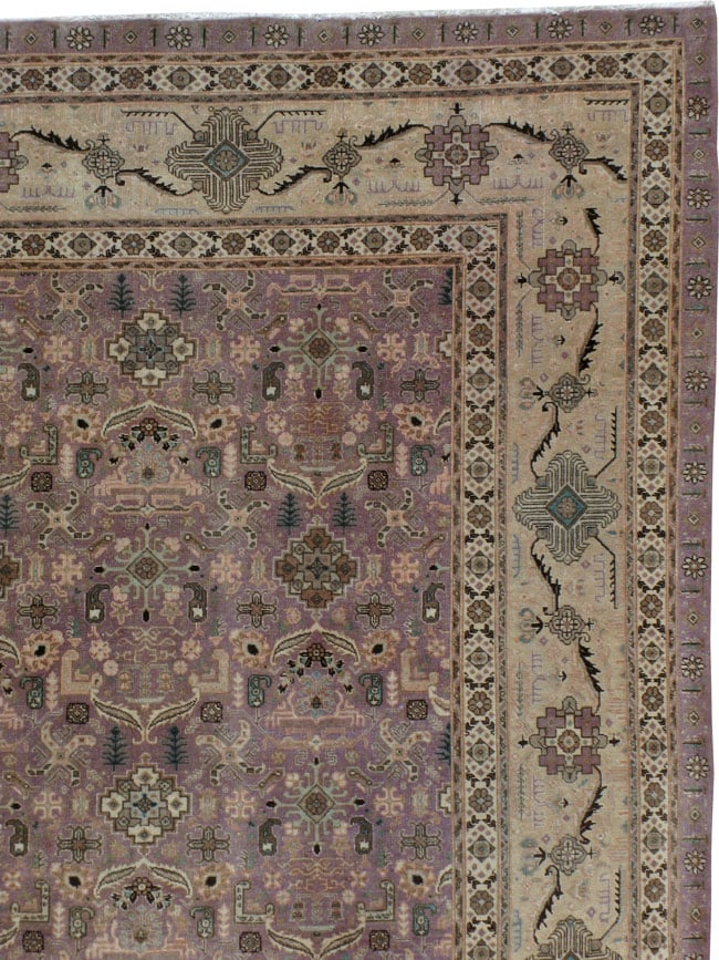 Antique Tabriz Carpet, No.21499 - Galerie Shabab