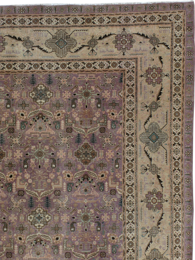 Antique Tabriz Carpet, No.21499 - Galerie Shabab