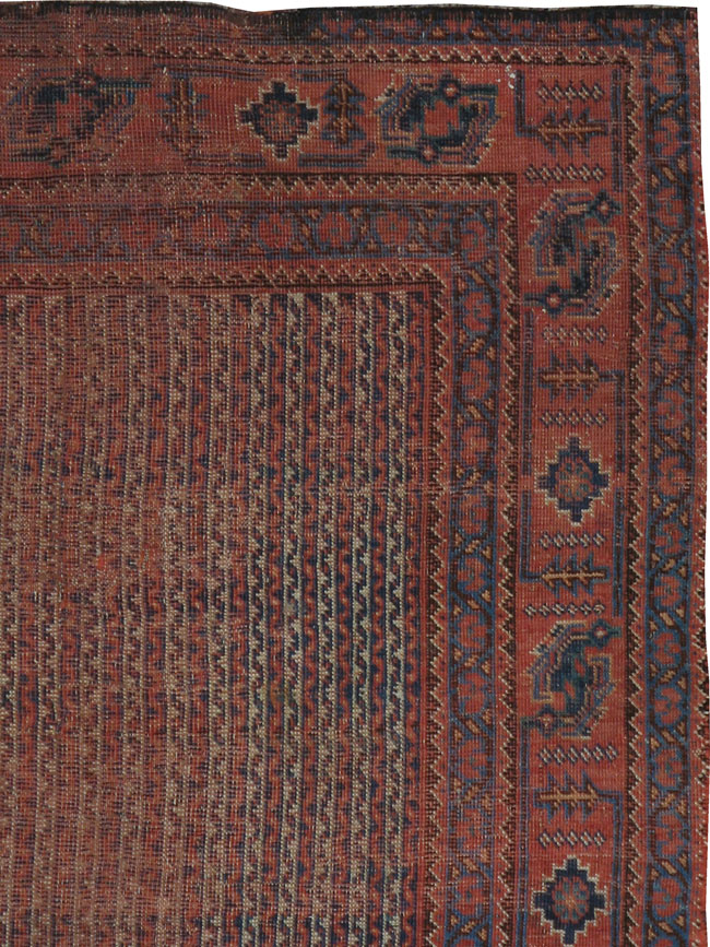 Antique Afshar Distressed Rug, No.21509 - Galerie Shabab