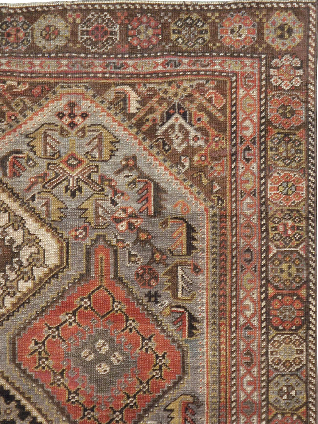 Antique Persian Afshar Rug, No.21517 - Galerie Shabab
