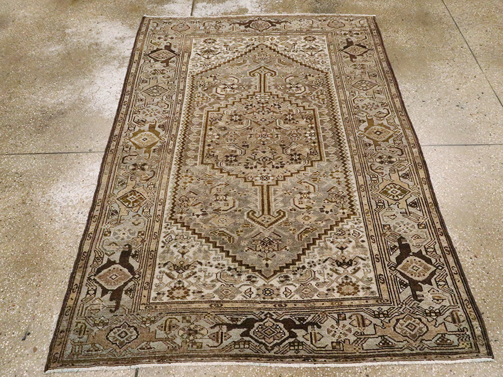 Vintage Persian Malayer Rug, No.21528 - Galerie Shabab