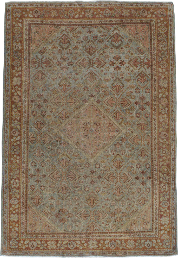 Antique Persian Mahal Rug, No.21529 - Galerie Shabab