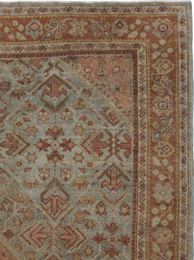Antique Persian Mahal Rug, No.21529 - Galerie Shabab