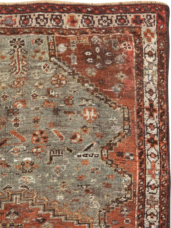 Antique Persian Khamseh Rug, No.21530 - Galerie Shabab