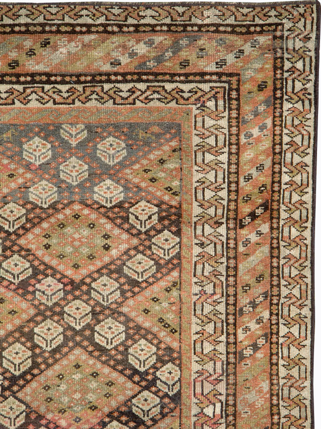 Antique Persian Khamseh Rug, No.21532 - Galerie Shabab