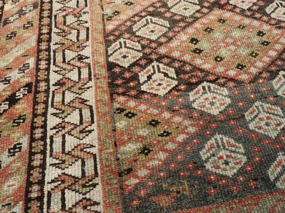 Antique Persian Khamseh Rug, No.21532 - Galerie Shabab