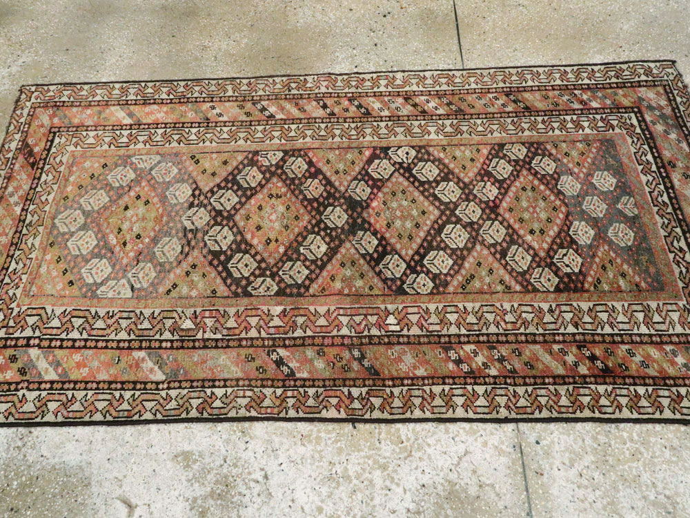 Antique Persian Khamseh Rug, No.21532 - Galerie Shabab