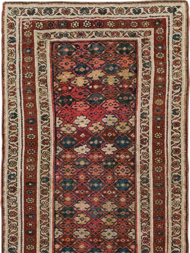 Antique Persian Kurdish Runner, No.21535 - Galerie Shabab
