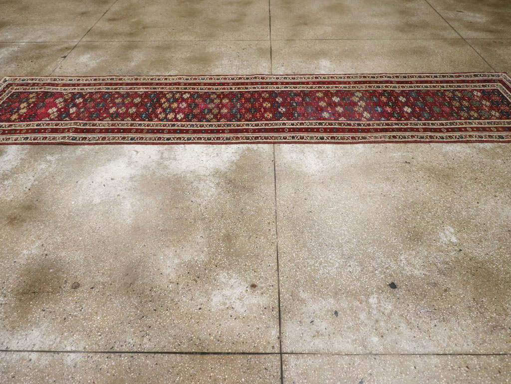 Antique Persian Kurdish Runner, No.21535 - Galerie Shabab